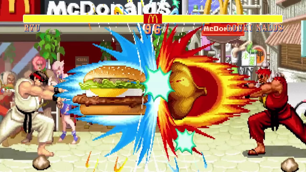 류와 켄이 장풍 대신 햄버거를 쏜다?! 일본 맥도날드 × 스트리트 파이터 2 콜라보