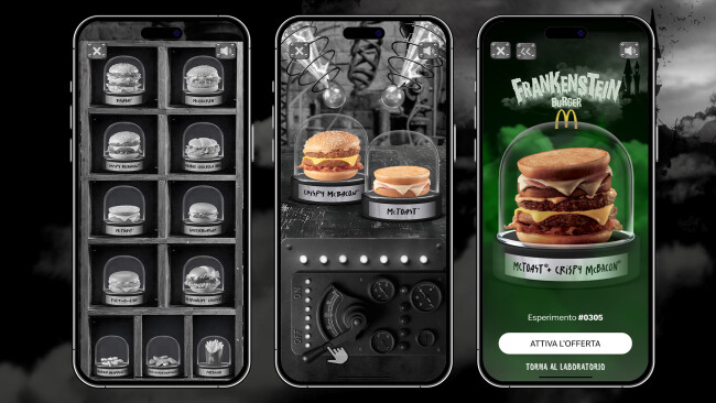 자사 앱을 프랑켄슈타인 실험실로 만든 맥도날드 할로윈 캠페인